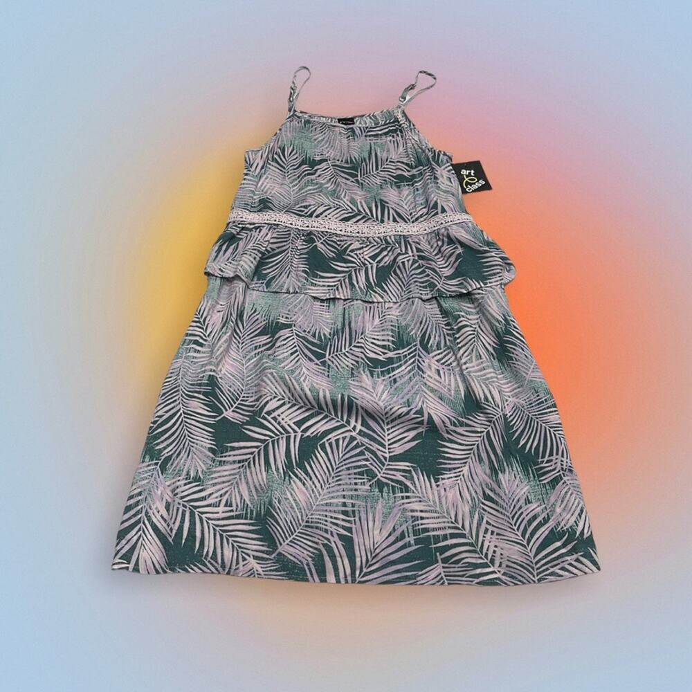 ART CLASS Women’s XXL (18) Juniors Lightweight Green / Purple Dress